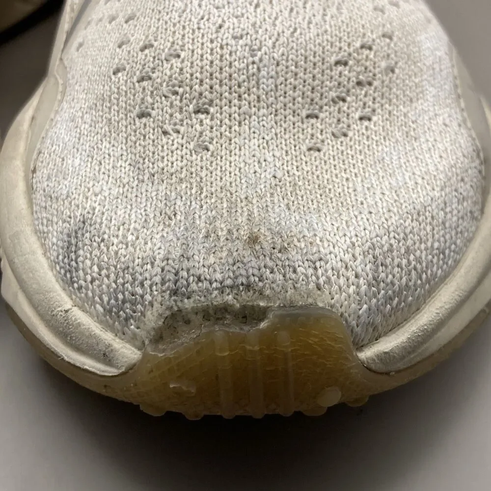 Adidas Ozweego Shoes Mens Size 10 White Cream Knit Adiprene Gum Sole Sneakers